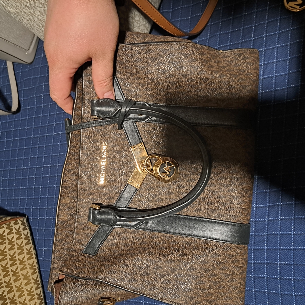 Michael Kors Brown and Black Women's Bag